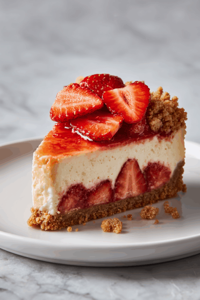 Strawberry Crunch Cheesecake Delight