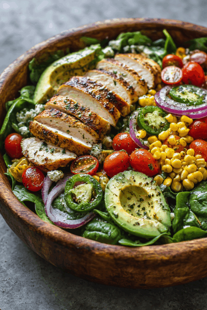 Cilantro Lime Grilled Chicken Salad