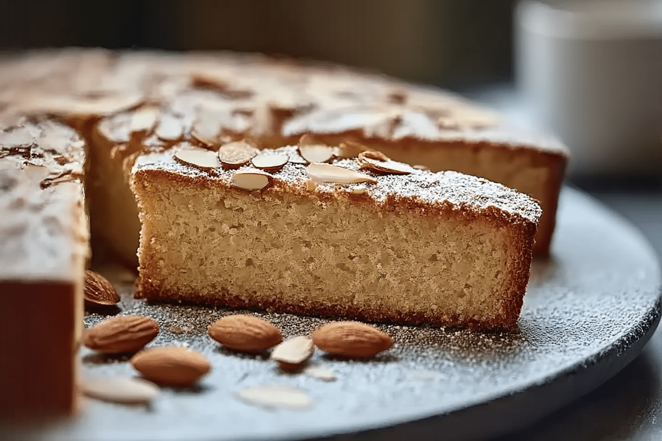Almond Ricotta Biscotti Cake