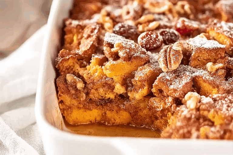Pumpkin French Toast Casserole