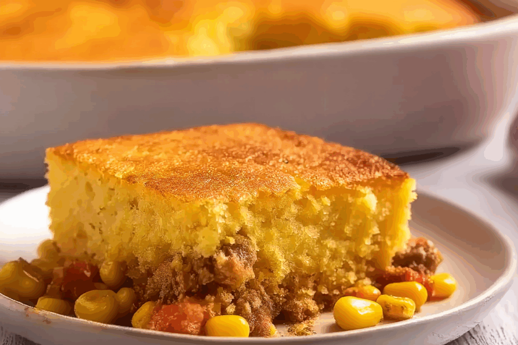 Cowboy Cornbread Casserole