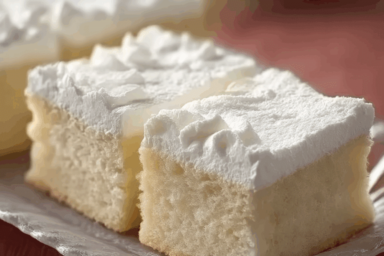 White Snack Cake