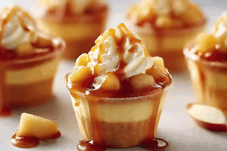 Caramel Apple Dessert Cups