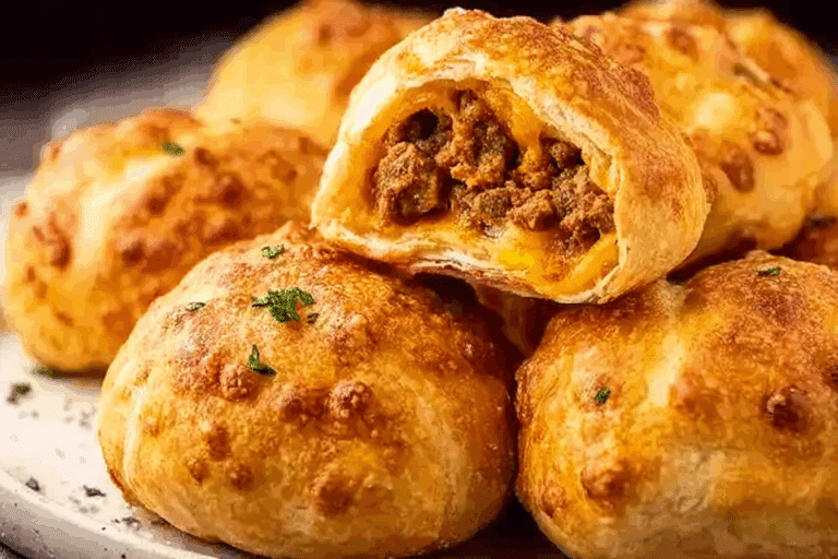 Air Fryer Cheesy Taco Bombs