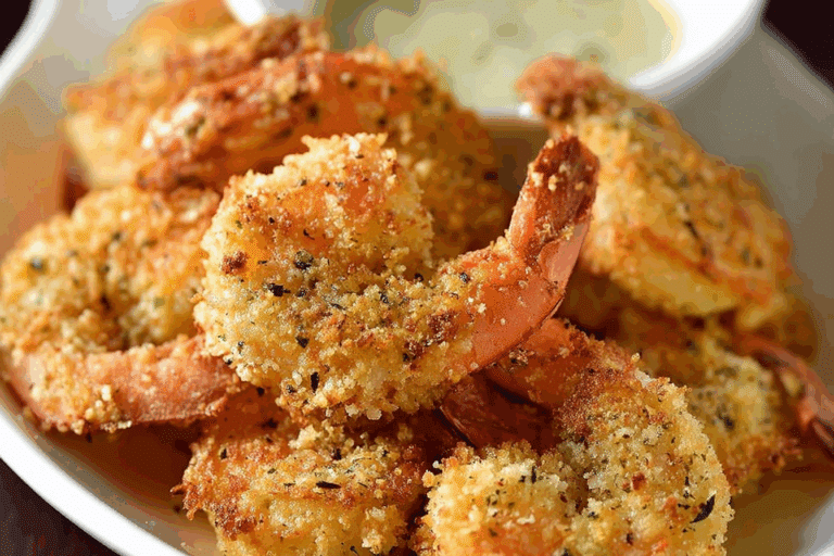 Garlic Parmesan Baked Shrimp