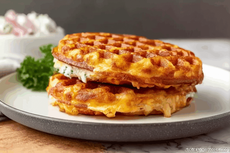 Low Carb Grilled Cheese Chaffle