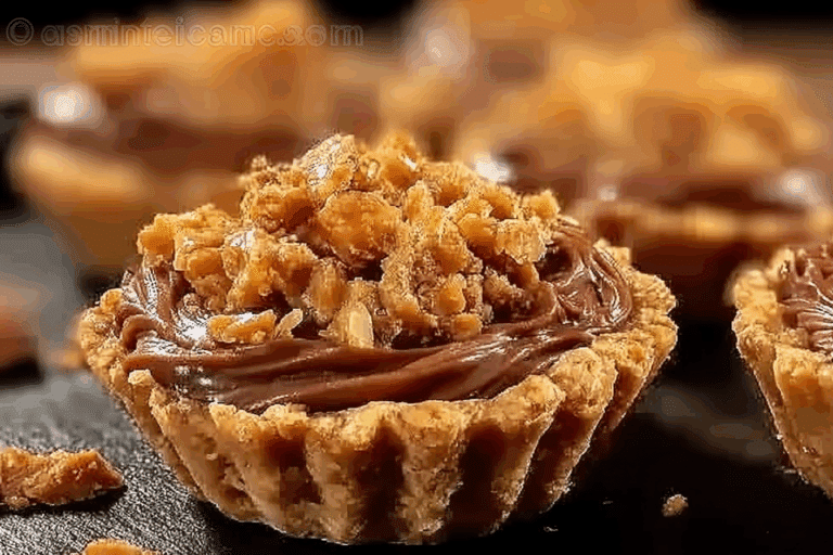 Butterfinger Caramel Crunch Mini Pies