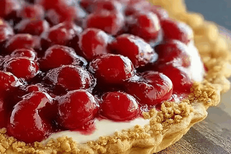 Cherry Cheese Pastry Pie