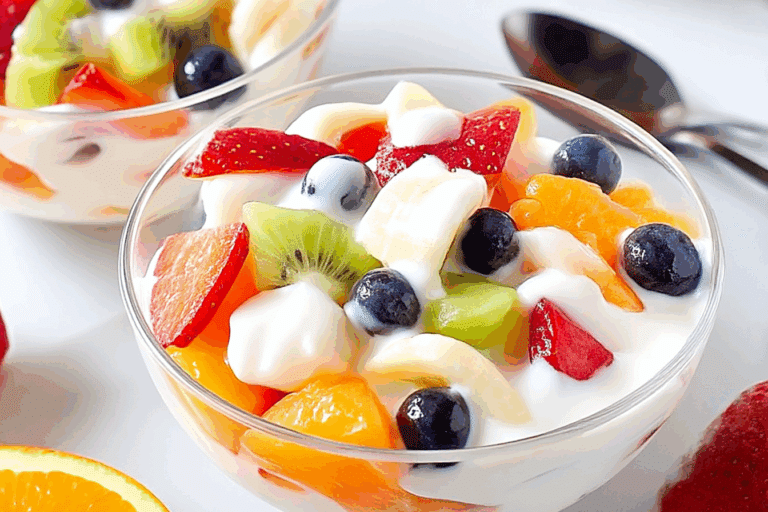 Classic Fruit Salad with Yogurt