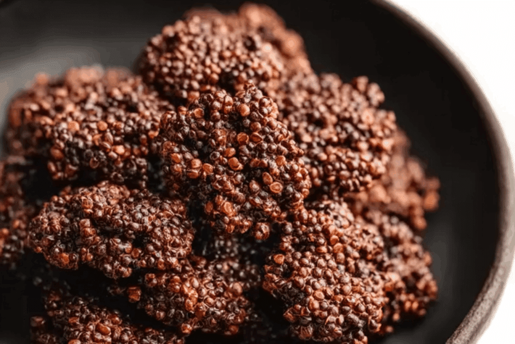 No-Bake Chocolate Quinoa Crunch Clusters
