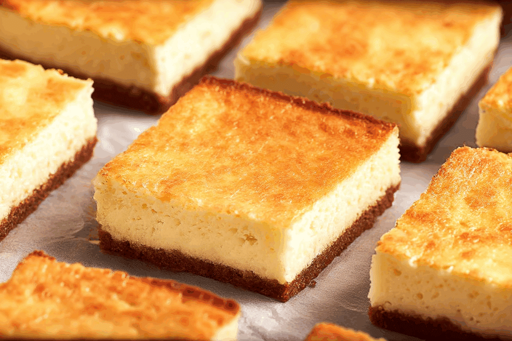 Fluffy Baked Cheesecake Bars