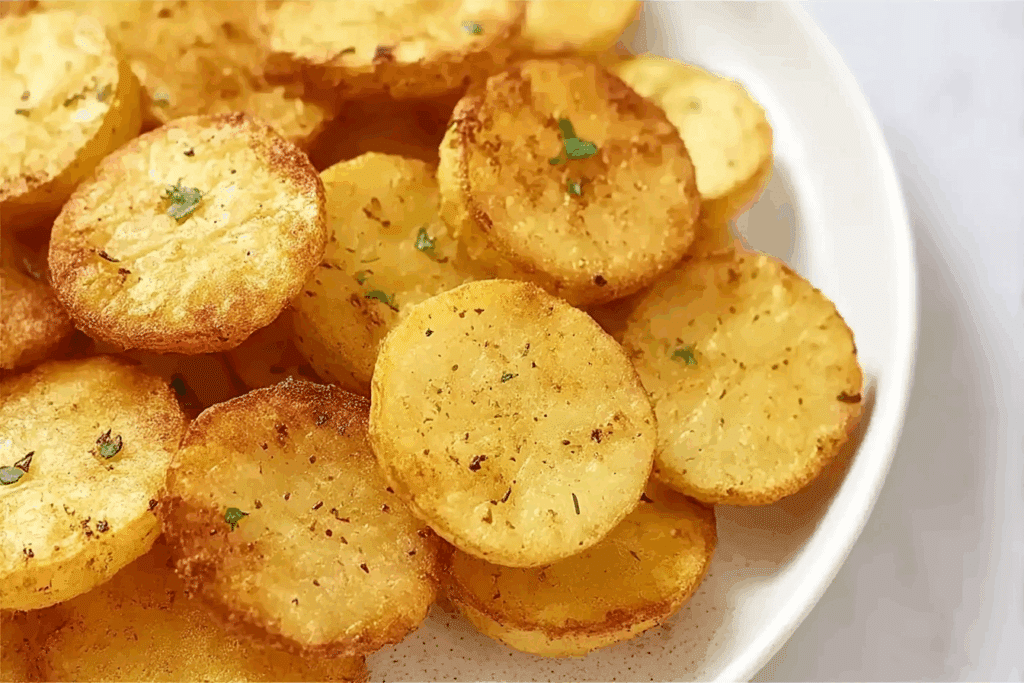 Air Fryer Sliced Potatoes