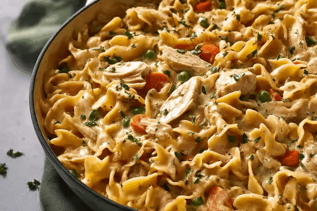 Chicken Pot Pie Pasta