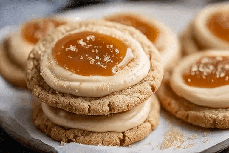 Caramel Cheesecake Cookies