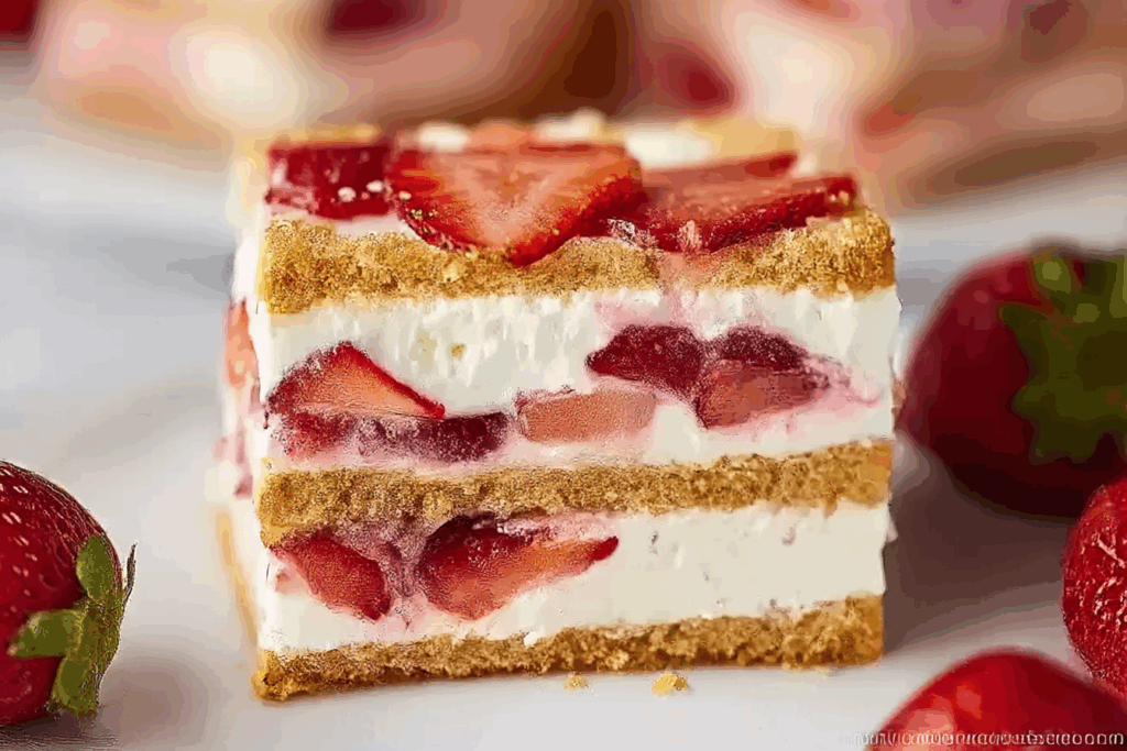 Fried Strawberry Cheesecake Sandwiches