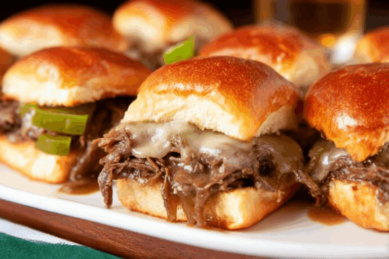 Philly Cheesesteak Sliders