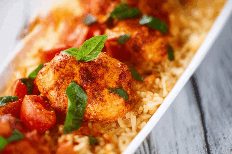 Basil Tomato Butter Chicken