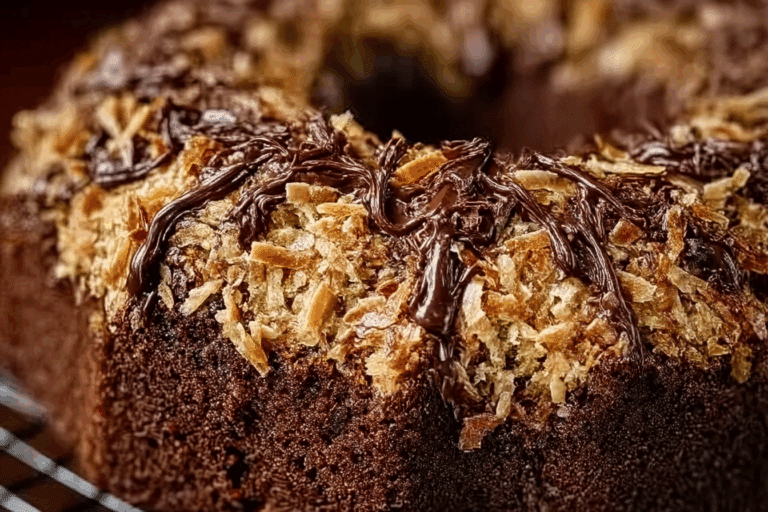 German Chocolate Pound Cake