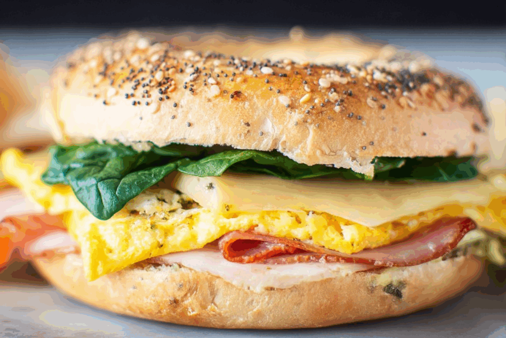 Breakfast Bagel Sandwich