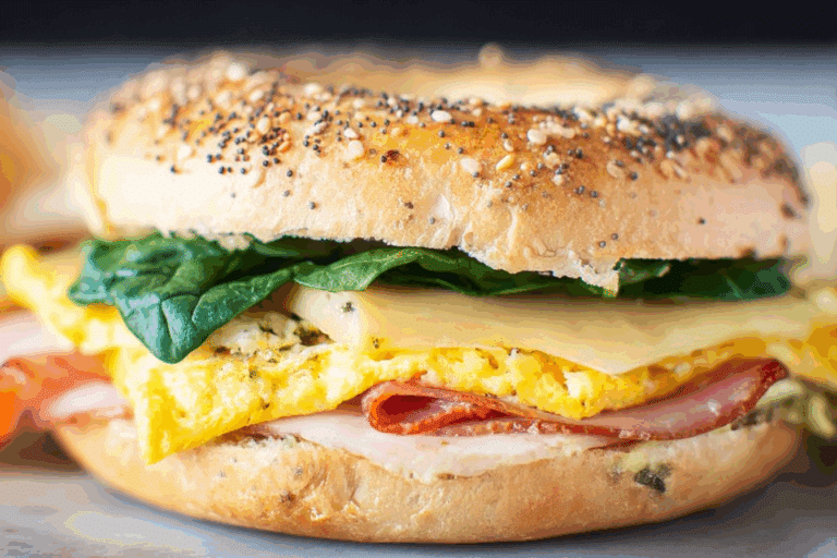 Breakfast Bagel Sandwich
