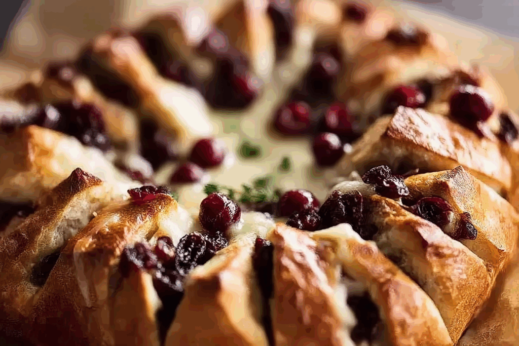Brie Cranberry Pull-Apart Bread