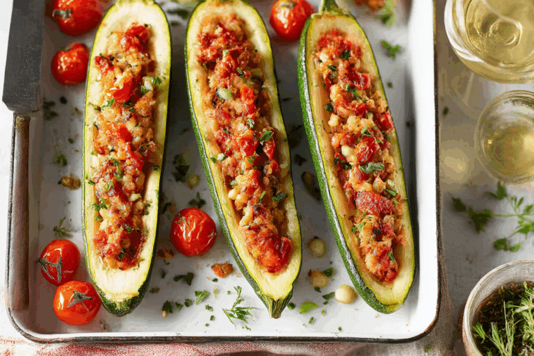 Stuffed Zucchini Boats
