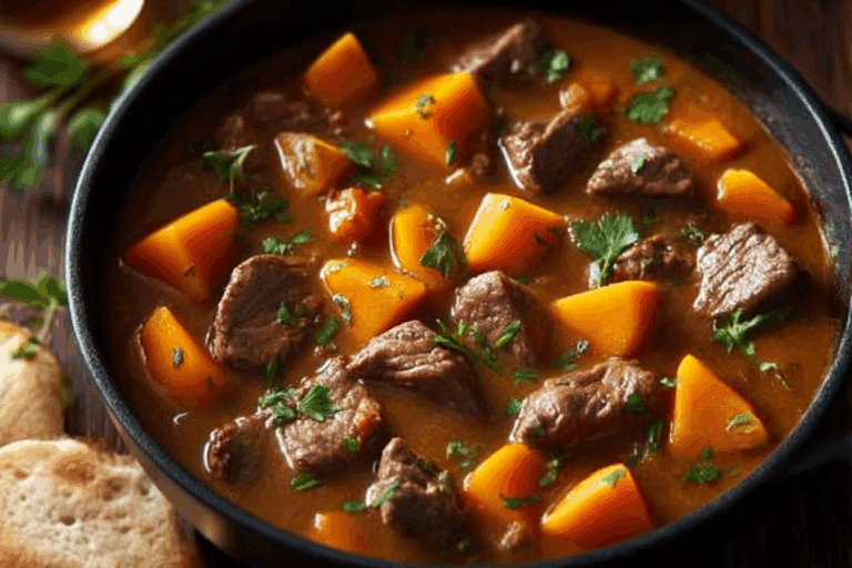Beef and Butternut Squash Stew
