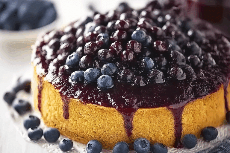 Best Ever Blueberry Cheesecake