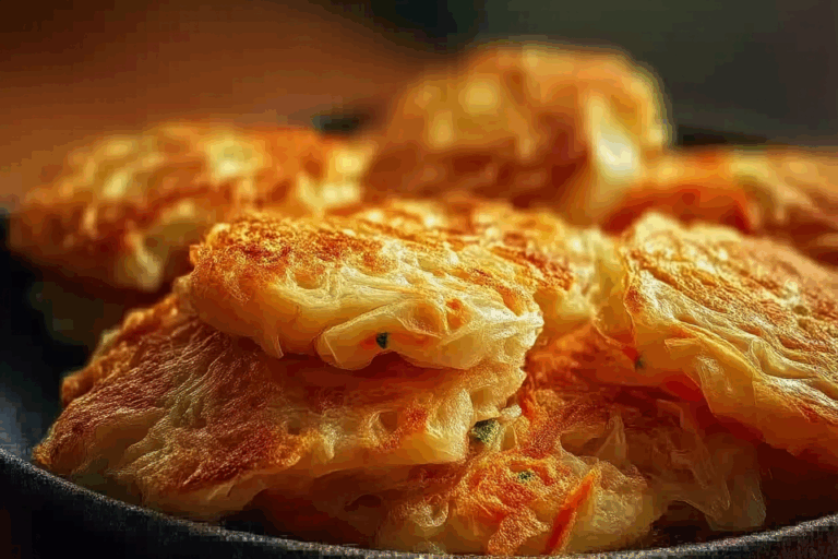 Crispy and Golden Cabbage Eggs