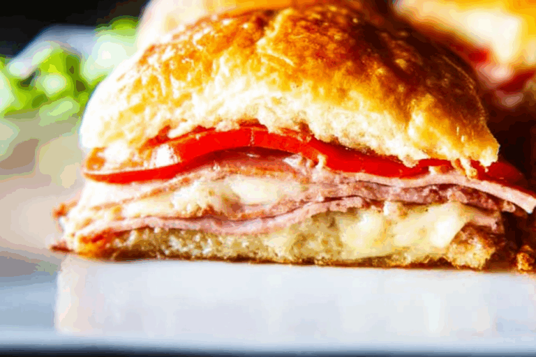 Easy Italian Oven Baked Sliders