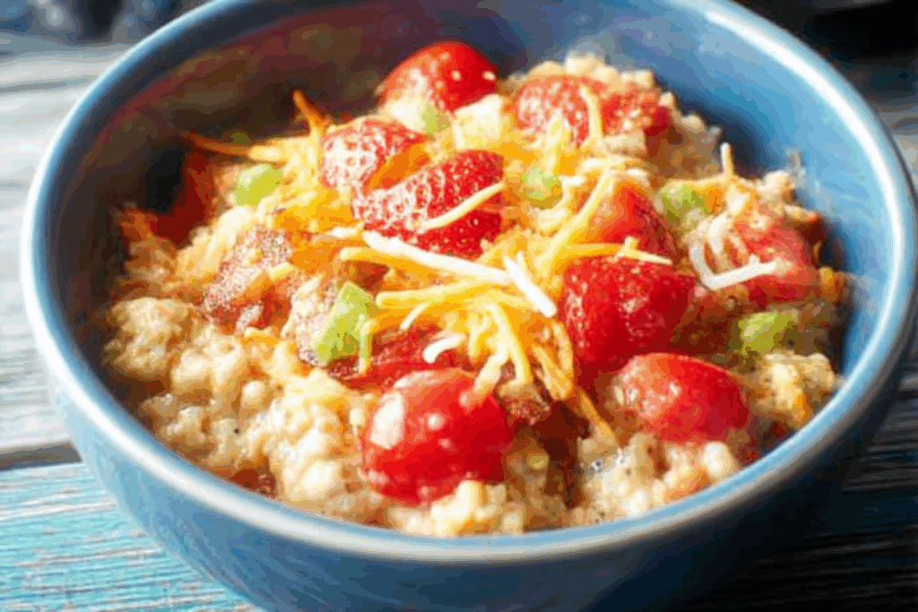 Savory Oatmeal Breakfast Bowl