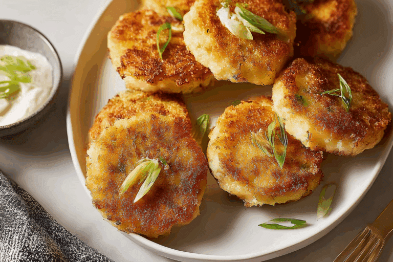 Leftover Mashed Potato Pancakes