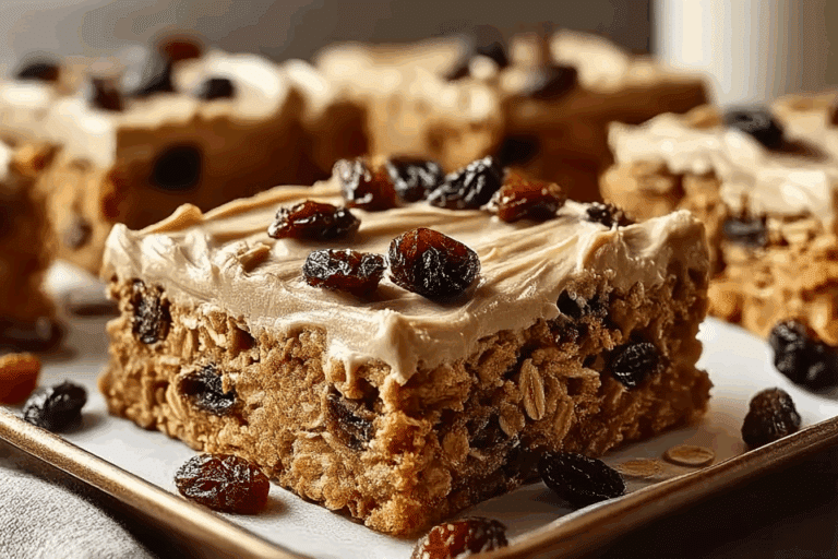 Oatmeal Raisin Cookie Bars