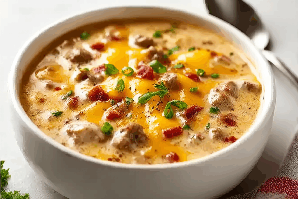 Cheeseburger Soup