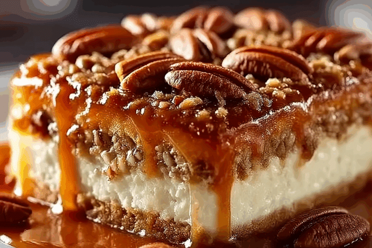 Crème Brûlée Caramel Pecan Cake