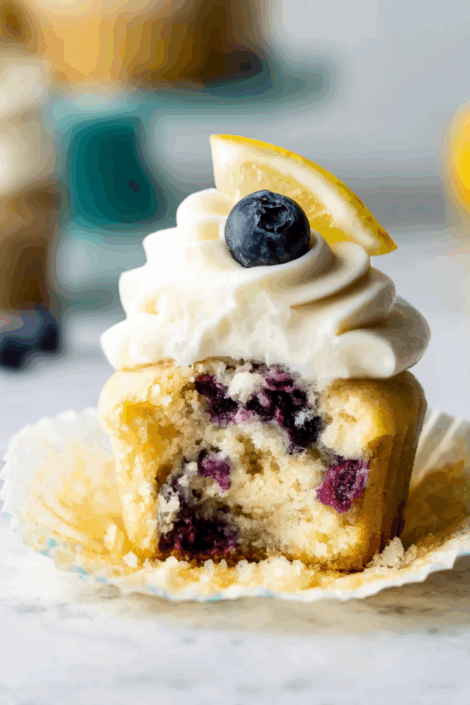 Lemon Blueberry Cupcakes