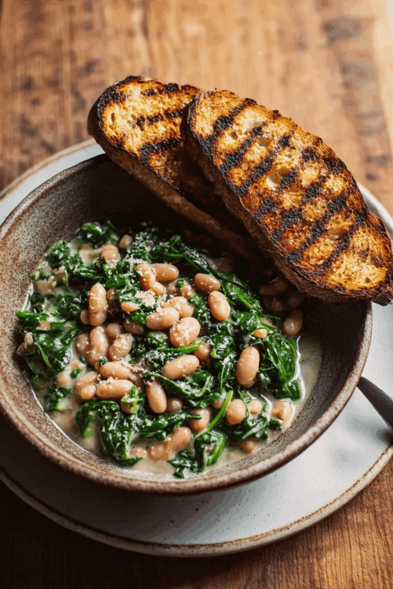 Beans, Greens and Cream