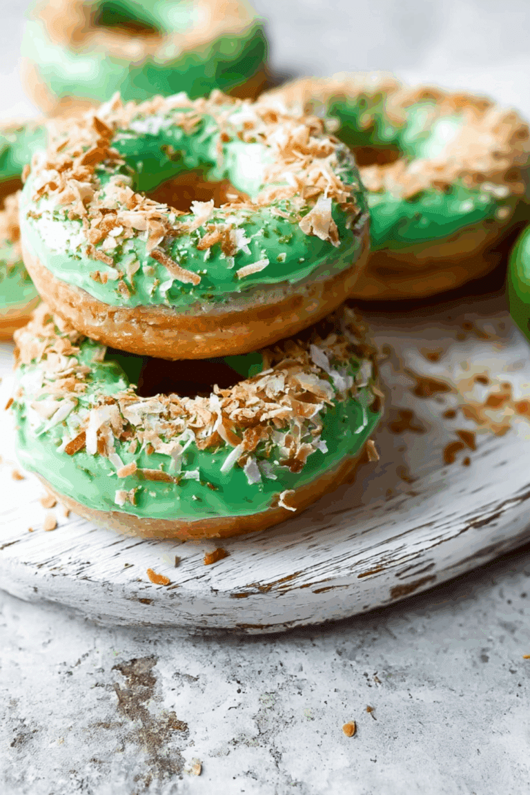 Key Lime Pie Donuts