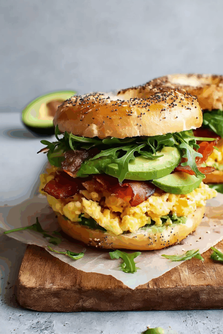 Breakfast Bagel Sandwich