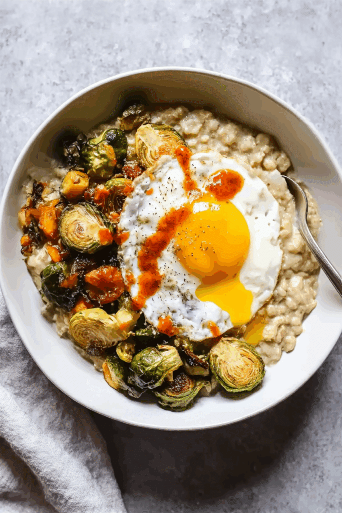 Savory Oatmeal Breakfast Bowl