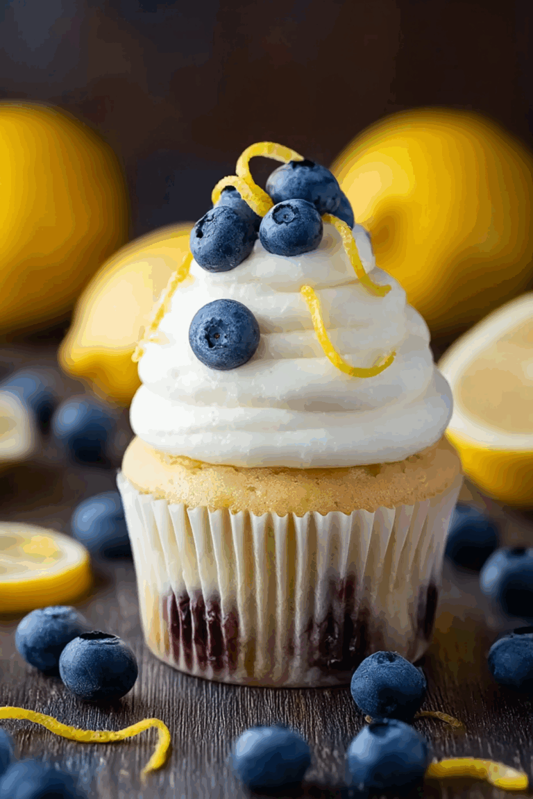 Lemon Blueberry Cupcakes
