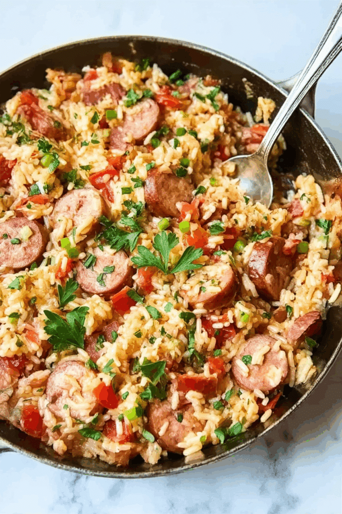 Easy Weeknight Sausage and Rice