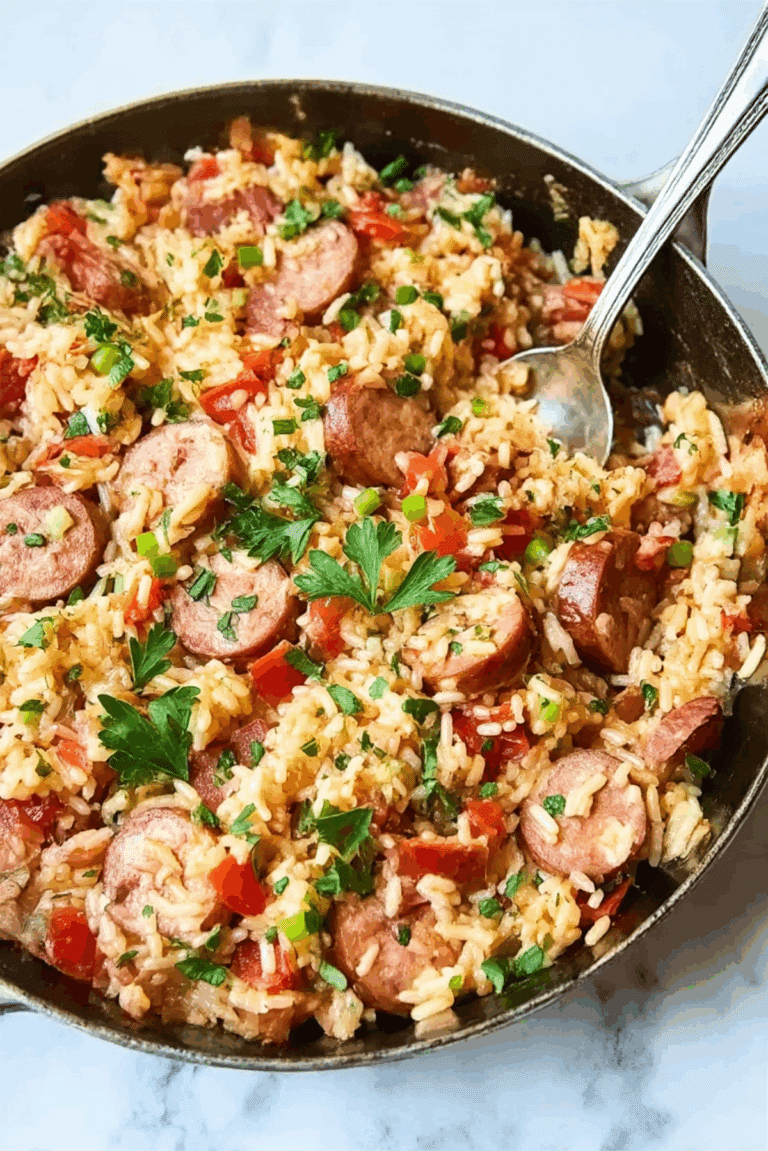 Easy Weeknight Sausage and Rice
