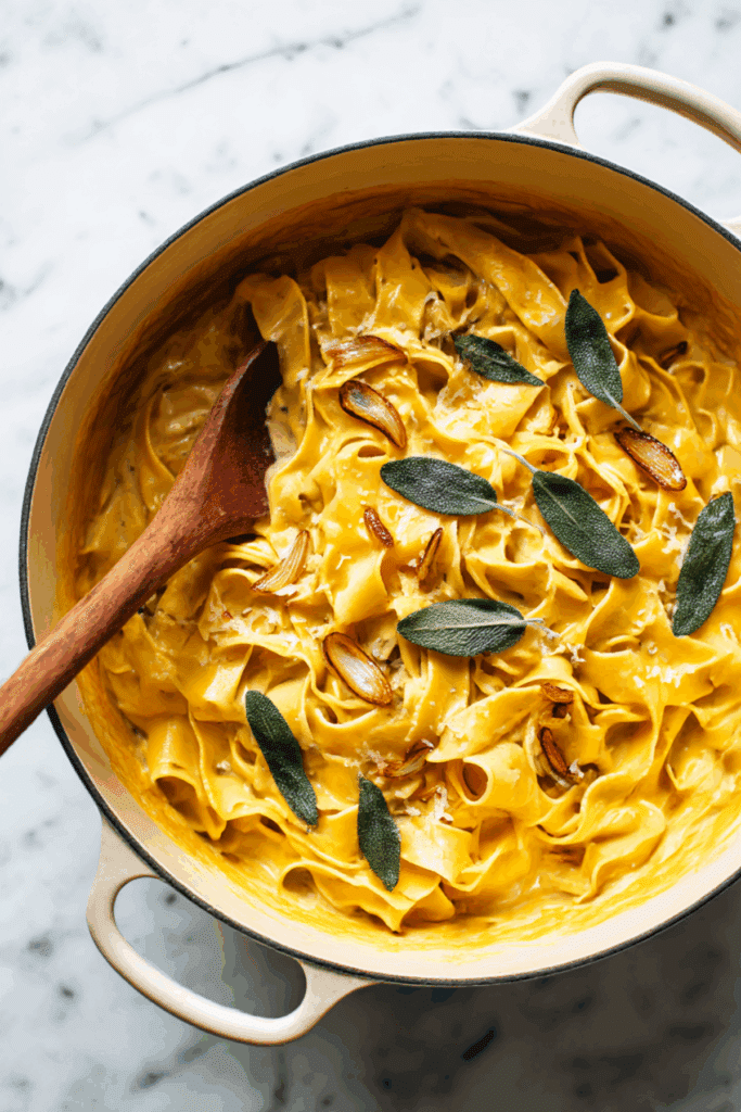 Homemade Pumpkin Pasta