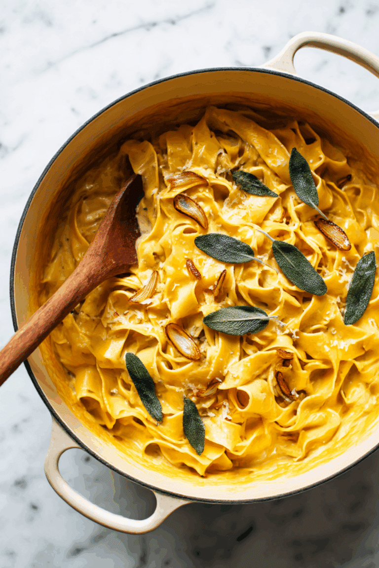 Homemade Pumpkin Pasta