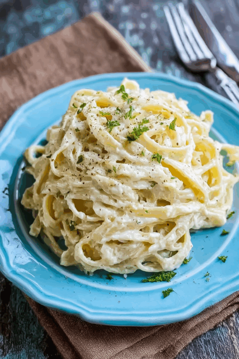 Homemade Fettuccine Alfredo