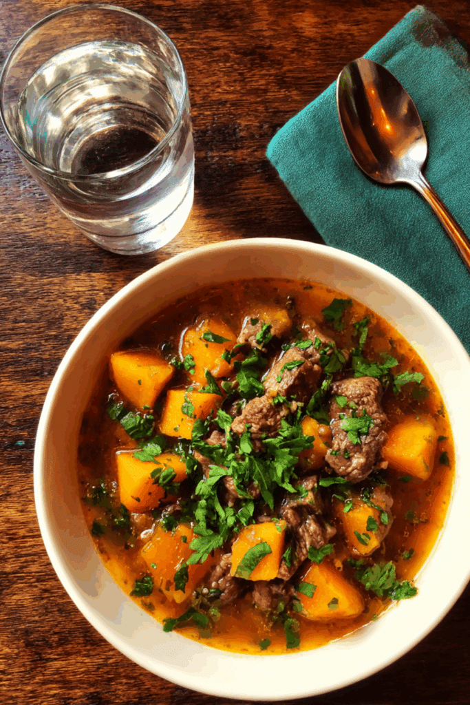 Beef and Butternut Squash Stew