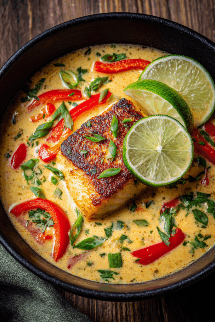 Coconut Lime Fish Soup