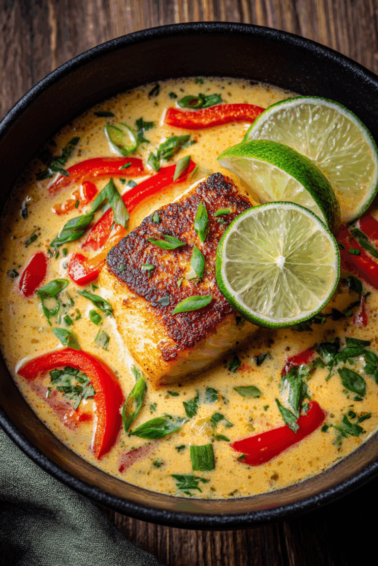 Coconut Lime Fish Soup