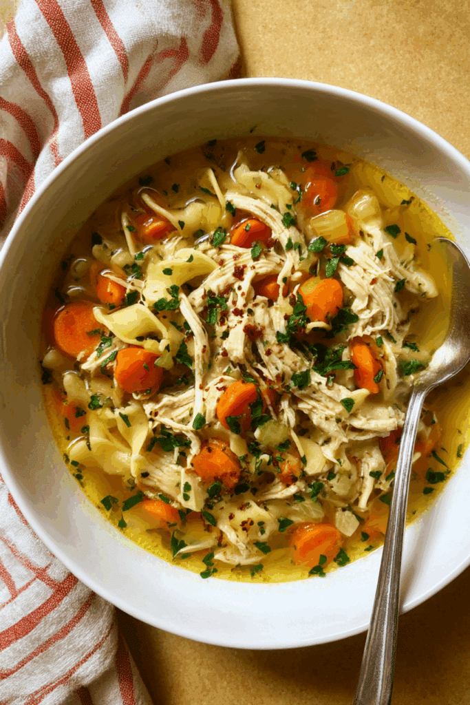 Rotisserie Chicken Soup